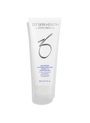 ZO Skin Health Balancing Cleansing Emulsion – A gel-to-milk cleansing emulsion to support a healthy skin barrier while