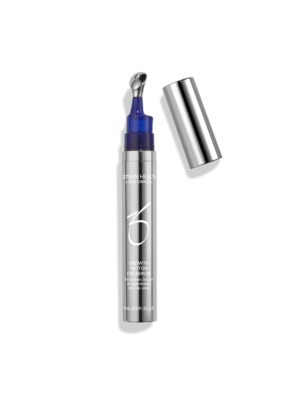 ZO Skin Health Growth Factor Eye Serum – Retinol-free gel-like serum for wrinkle smoothness and plumpness