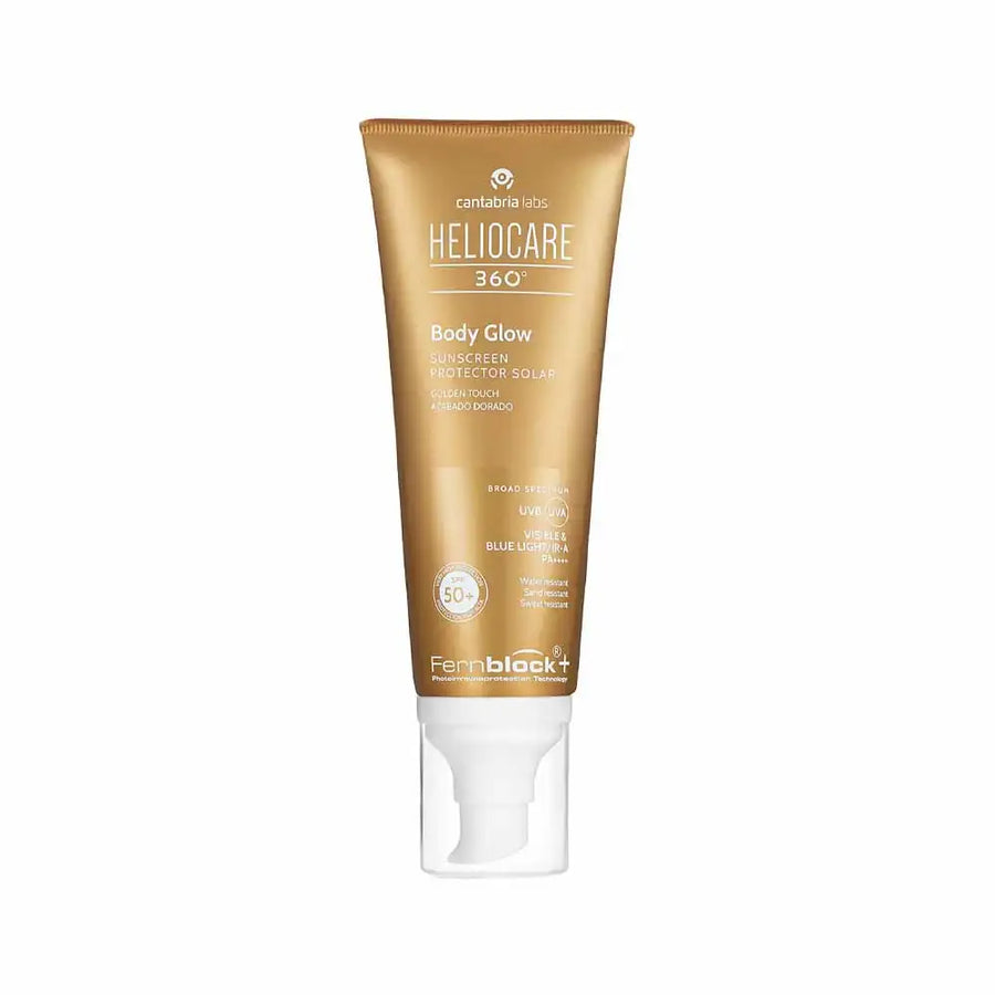 Heliocare 360 Body Glow SPF 50+ radiant body sunscreen
