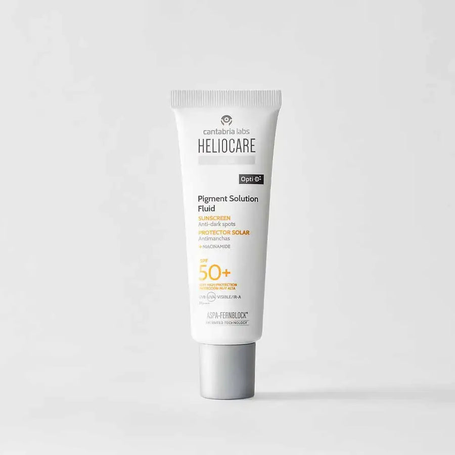Heliocare 360 Pigment Solution Fluid SPF 50+ facial sunscreen for dark spots and pigmentation