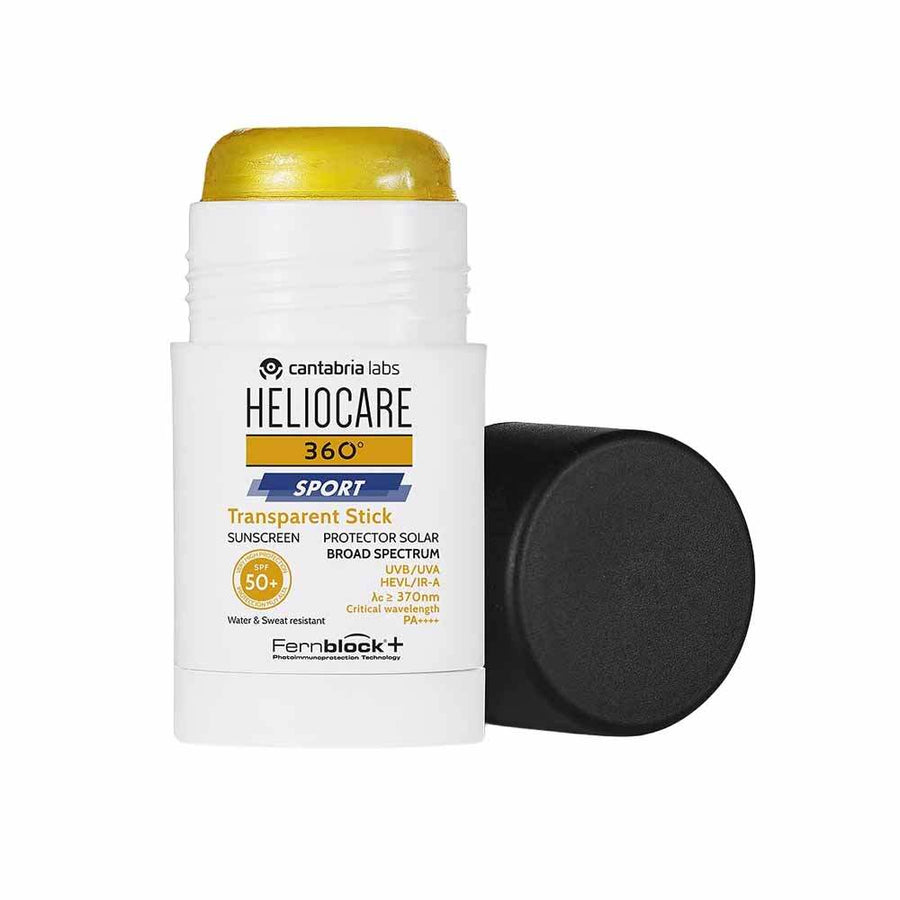 Heliocare 360 Sport Transparent Stick SPF 50 water-resistant sunscreen stick
