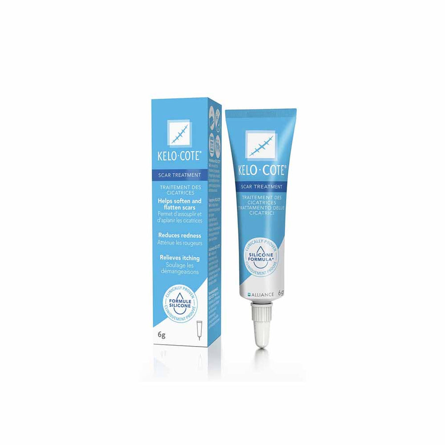 Kelo-cote Advanced Formula Scar Gel 6g travel size silicone scar treatment
