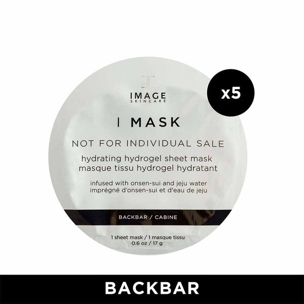 IMAGE Skincare I Mask Hydrating Hydrogel Sheet Mask Pack of 5 (Professional Size)