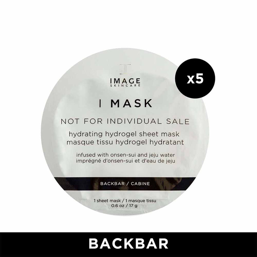 IMAGE Skincare I Mask Hydrating Hydrogel Sheet Mask Pack of 5 (Professional Size)