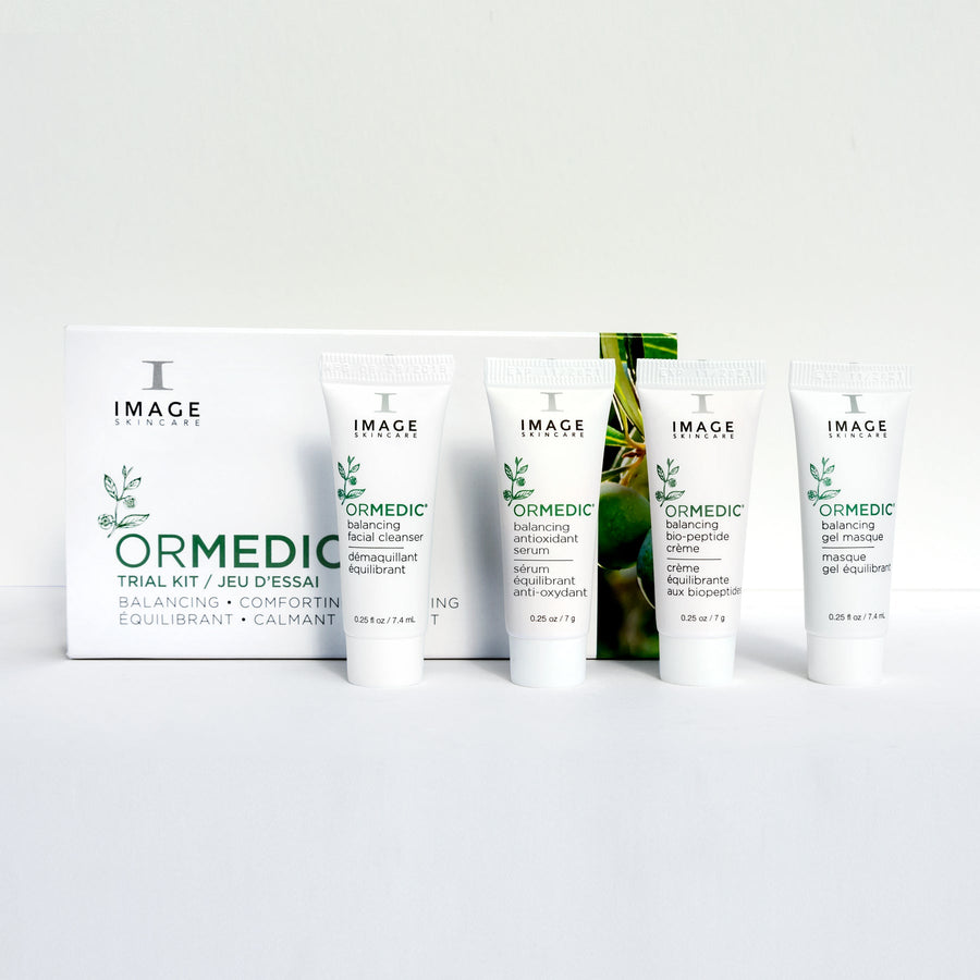 IMAGE Ormedic Trial Kit 4pc gentle skincare set for sensitive skin