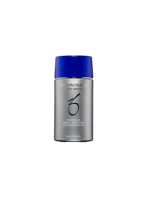 ZO Skin Health Sheer Fluid Broad-Spectrum Sunscreen SPF 50 – Mineral fluid sunscreen with a natural bare-faced finish for