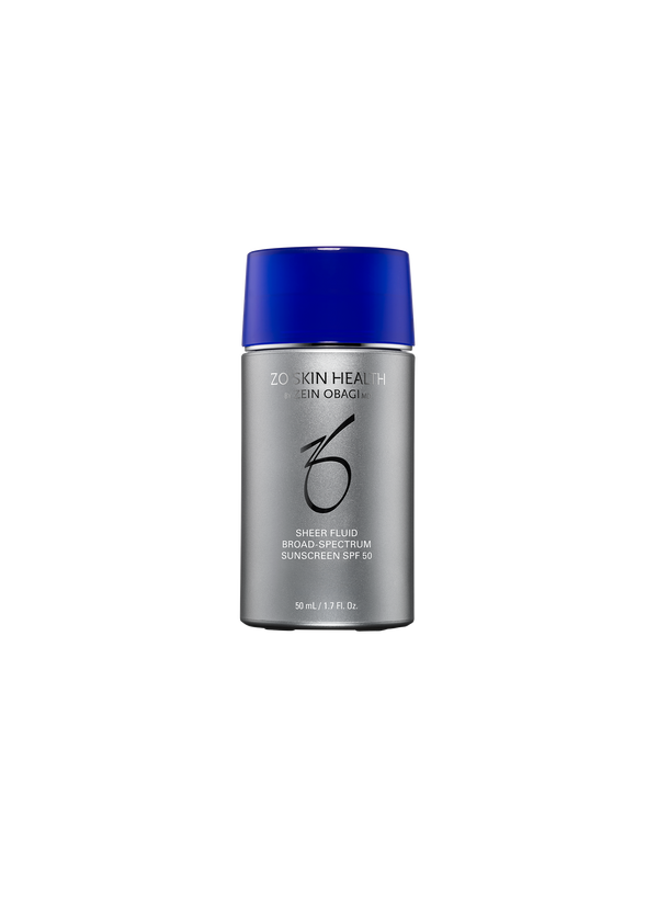 ZO Skin Health Sheer Fluid Broad-Spectrum Sunscreen SPF 50 – Mineral fluid sunscreen with a natural bare-faced finish for