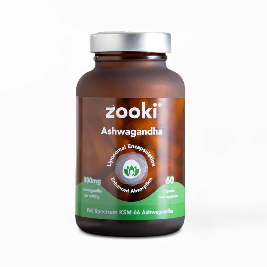 Zooki Ashwagandha KSM-66 Liposomal Capsules