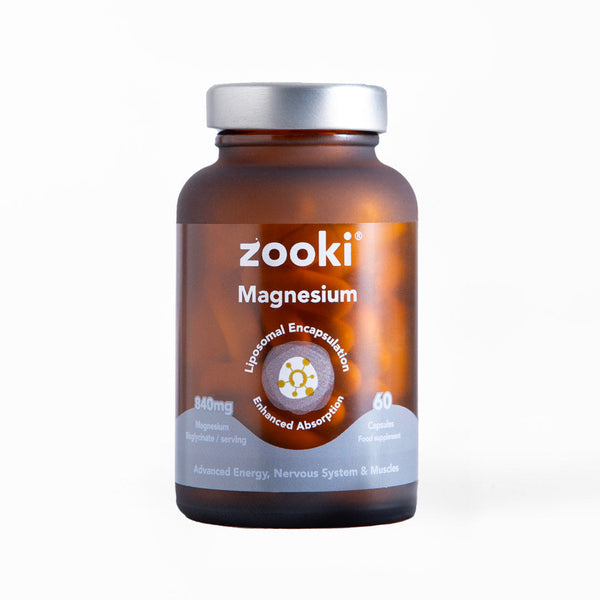 Zooki Magnesium Glycinate Liposomal Capsules