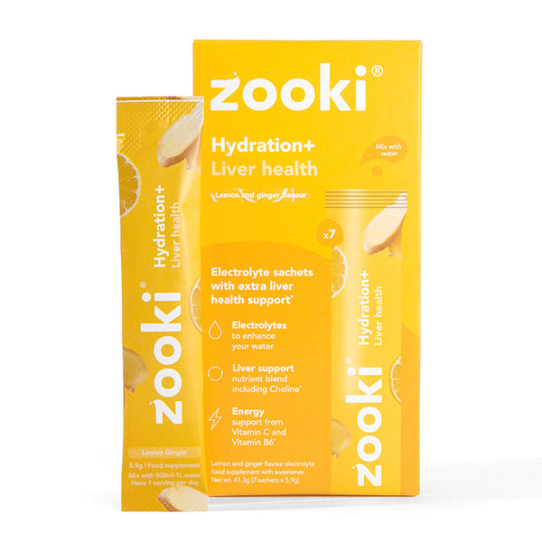 Zooki Electrolytes+ Liver Health (Lemon Ginger)