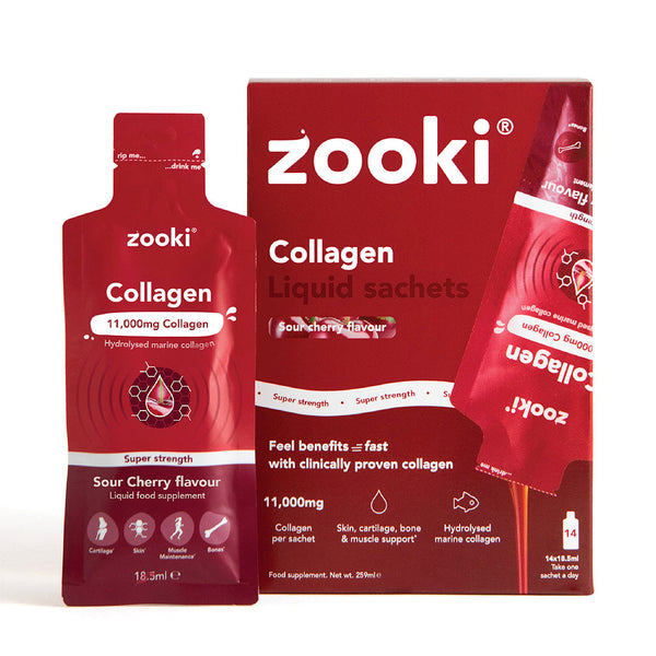 Zooki Super Strength Marine Collagen 11,000mg Liquid Sachets