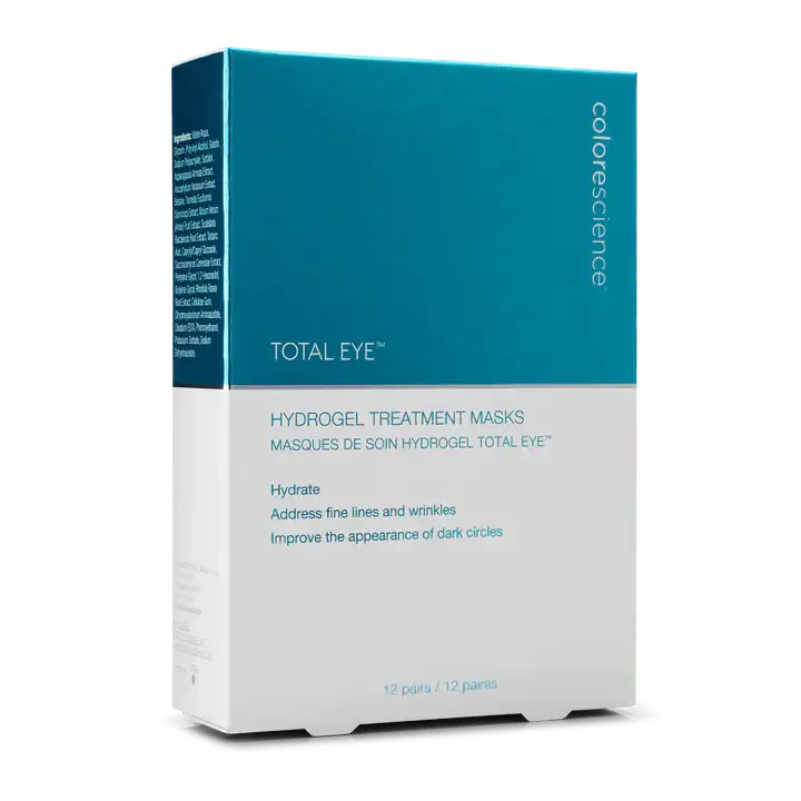 Colorescience Total Eye Hydrogel Treatment Masks pack of 12 under-eye patches