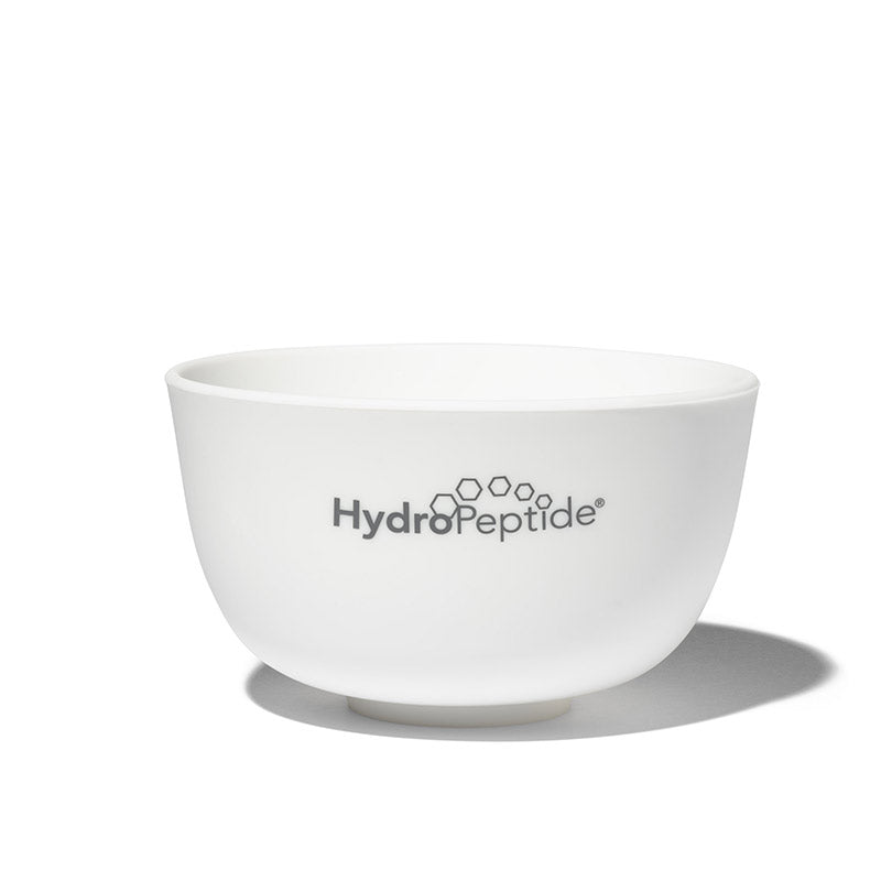 HydroPeptide white silicone mixing bowl for mask treatments