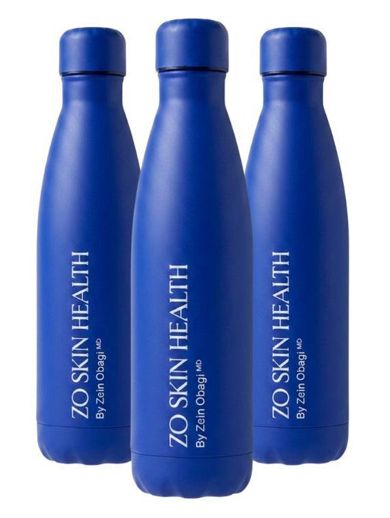Three limited-edition ZO Skin Health branded water bottles — ZO Summer Essentials gift with purchase